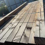 Ca. 12x Douglas Balken Geschaafd, 90x90mm, lengte 250cm